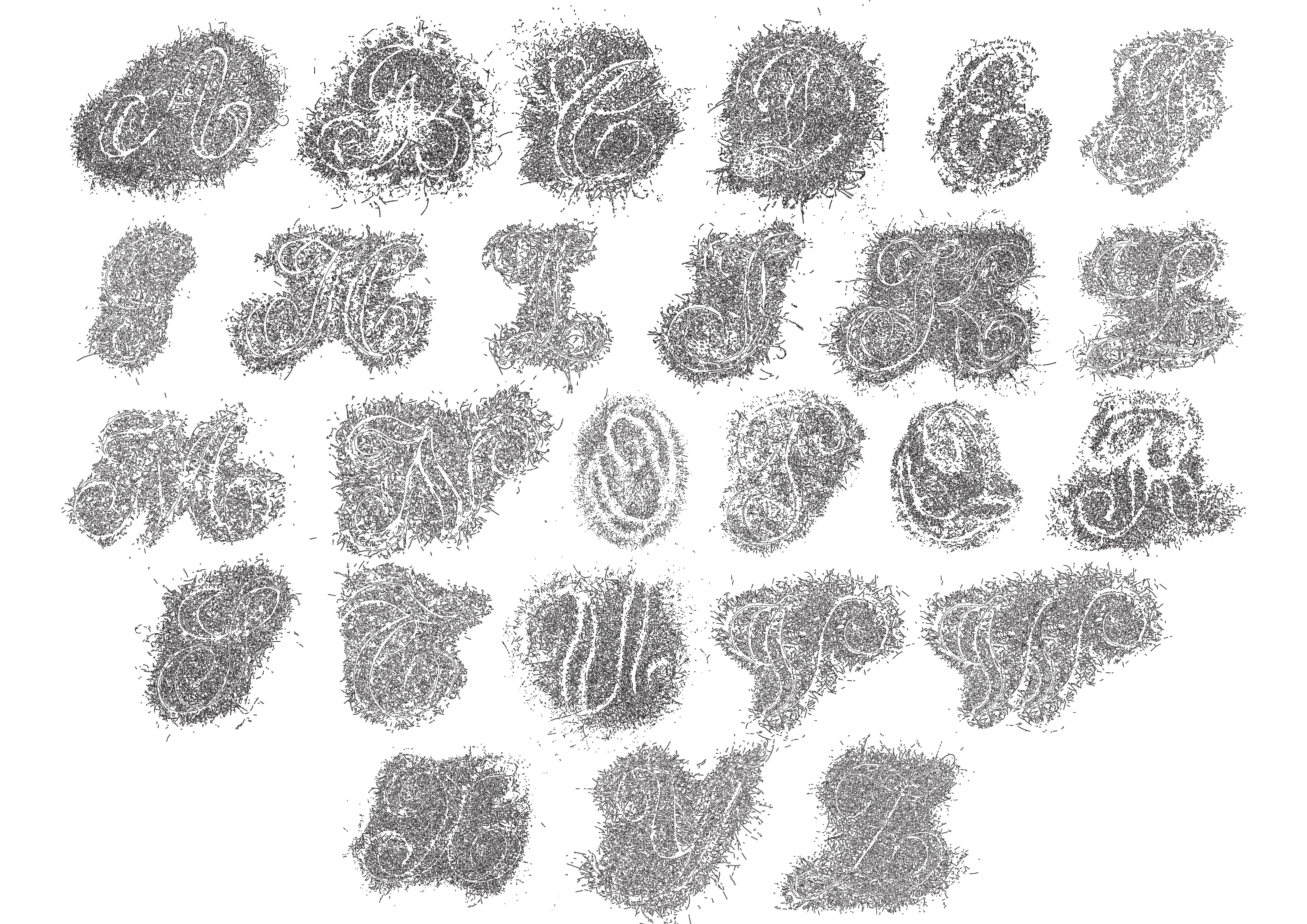 Process images of letters